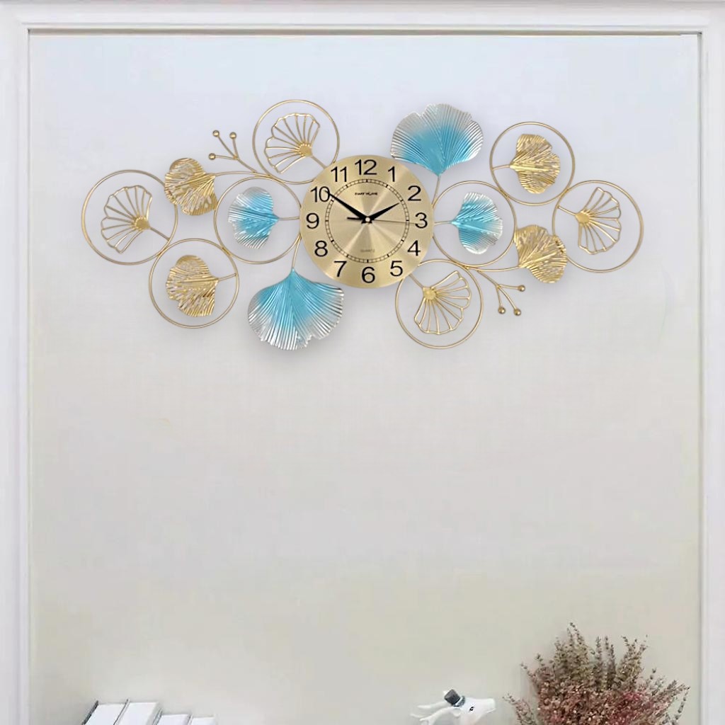 Gambar produk TaffHOME Jam Dinding Dekorasi Quartz Luxury European Style 40x90cm - 2283