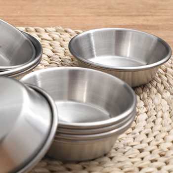 Gambar produk ALRY Mangkuk Bumbu Saus Stainless Steel Western Seasoning Bowl 6cm - YX-304