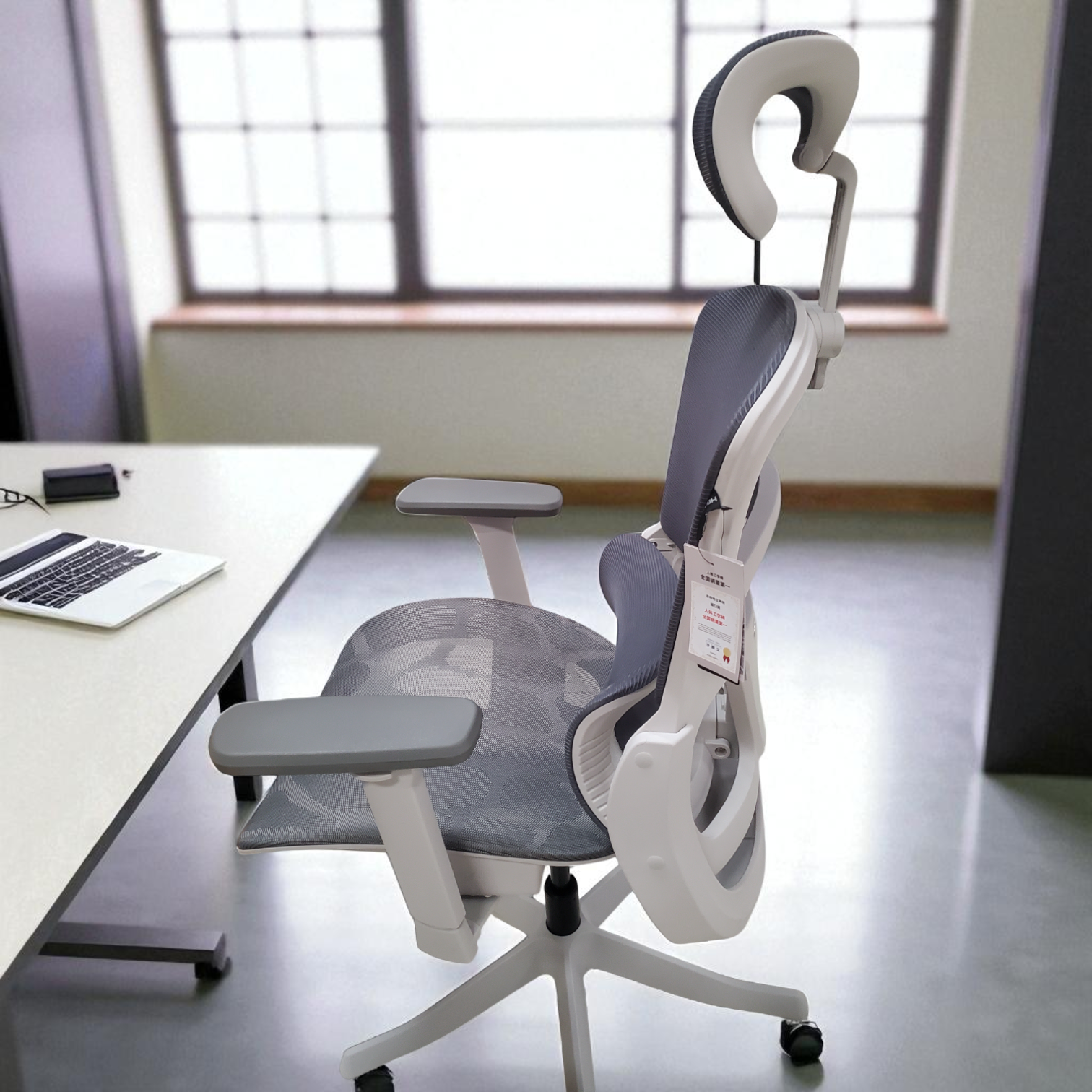 Gambar produk HBADA Kursi Kantor Office Chair Lumbar Support Flexible Armrest - E2