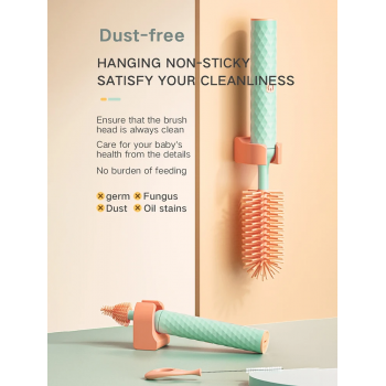 Gambar produk FMA Set Sikat Pembersih Botol Elektrik Silicone Cleaning Brush 1200mAh - FM-SY