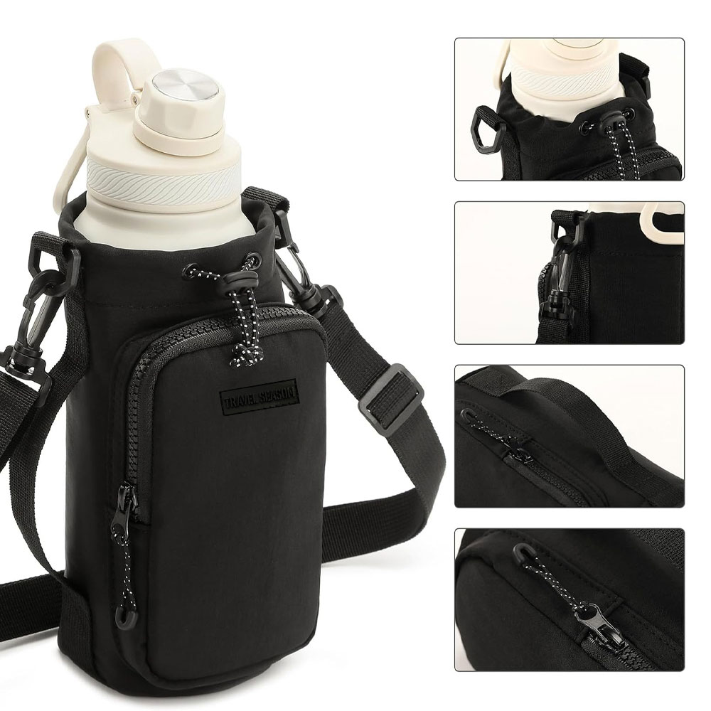 Gambar produk ZEST Tas Botol Minum Bottle Holder Bag Mesh Adjustable Strap - BHB10