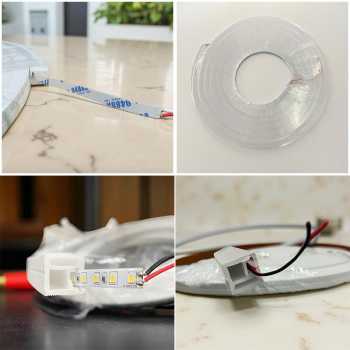 Gambar produk XNBADA Lampu LED Strip Flexible 120 LED Waterproof Cool White 5M 20mm - XNB5CW
