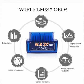 Gambar produk Super MINI Bluetooth OBD2 V2.1 Automotive Test Tool - ELM327