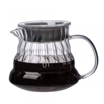 Leeseph Teko Kopi Coffee Server V60 Drip Pour Over Borosilicate Glass - XGS-36/60/80