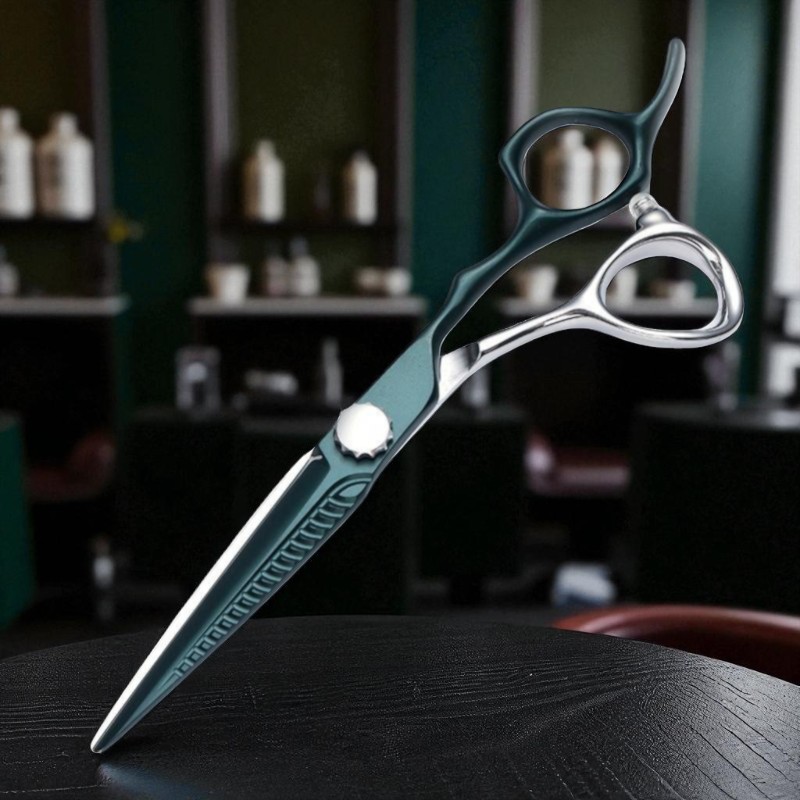 Gambar produk TEDX Gunting Rambut Scissor Blade Hair Clippers Stainless Steel 6 Inch Straight - T-6