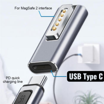 Gambar produk BLUELANS Adapter USB Type C to MagSafe 2 PD Fast Charger MacBook 5A - BL-91003