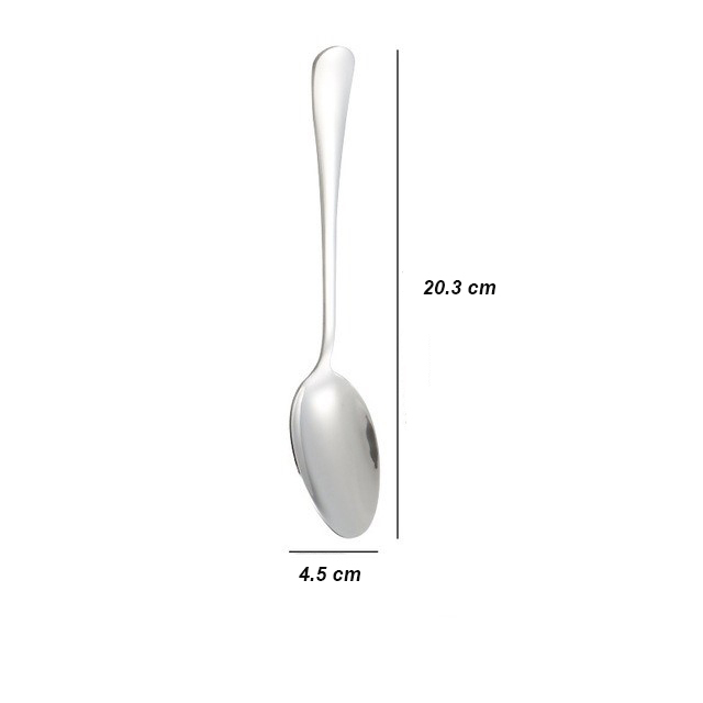 Gambar produk ROXY Sendok Makan Table Spoon Stainless Steel Comfortable Grip 20.3x4.5cm - 401SMT