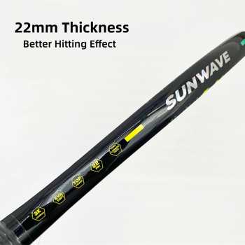 Gambar produk CAMEWIN Raket Padel Round 3K Carbon Fiber 2.2cm Thickness 320g - 4009