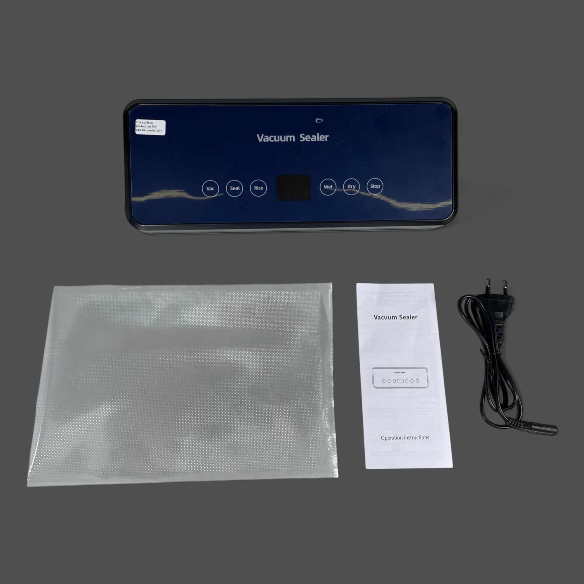 Gambar produk XAIMIJI Alat Vakum Makanan Vacuum Sealer Packaging Machine 120W - FKJ-3900