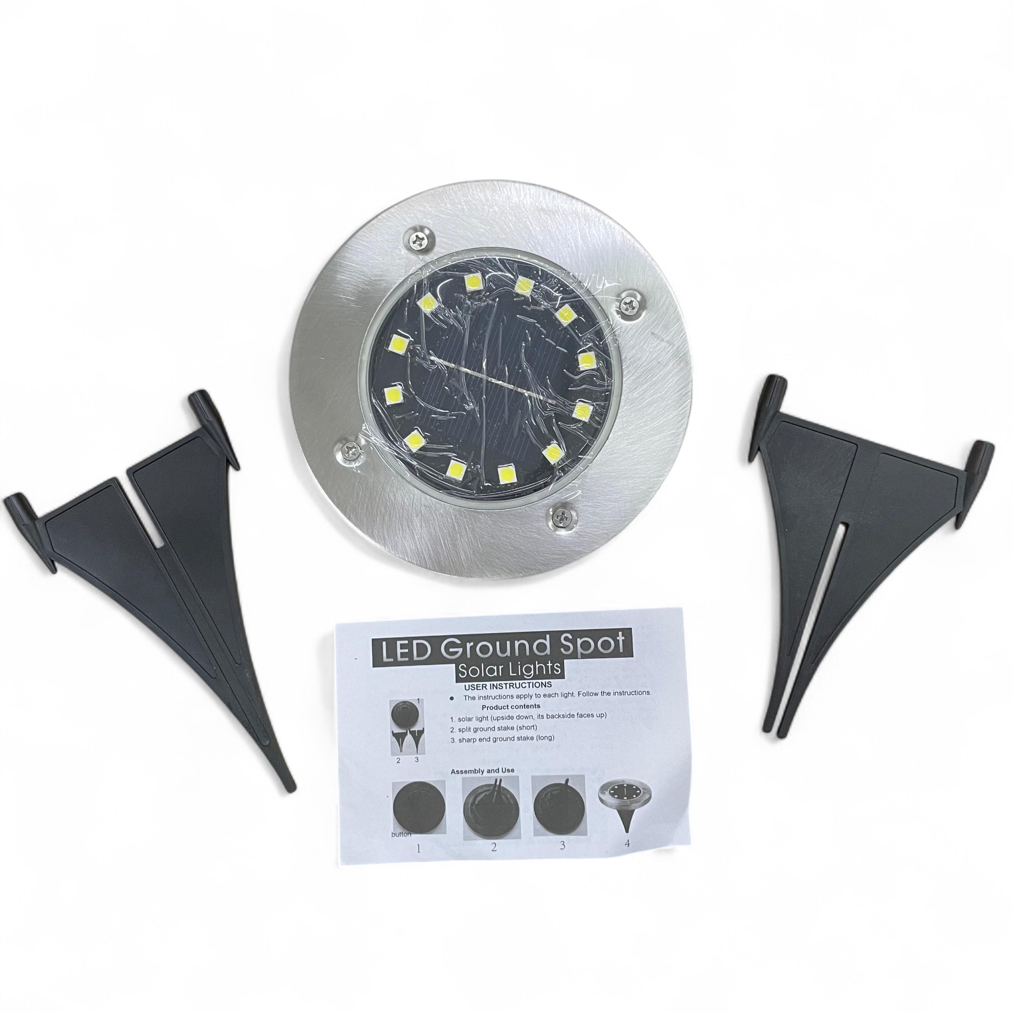 Gambar produk RAIBOHO Lampu Taman Hias Ground Light Solar Sensor Waterproof 12/20LED - RB20