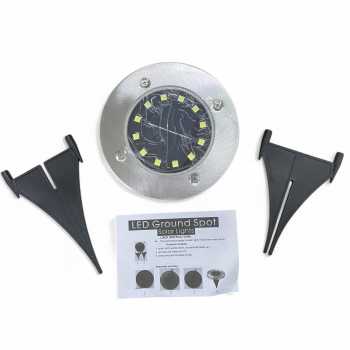 Gambar produk RAIBOHO Lampu Taman Hias Ground Light Solar Sensor Waterproof 12/20LED - RB20