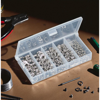 Gambar produk TaffSPORT Cincin Konektor Umpan Pancing Split Ring 200PCS - LSH01