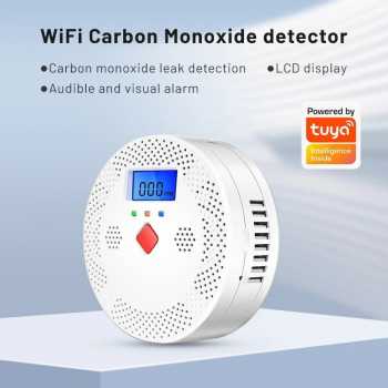 Gambar produk DYGSM Alat Pendeteksi Karbon Monoksida Smart CO Detector Tuya WiFi - DG12