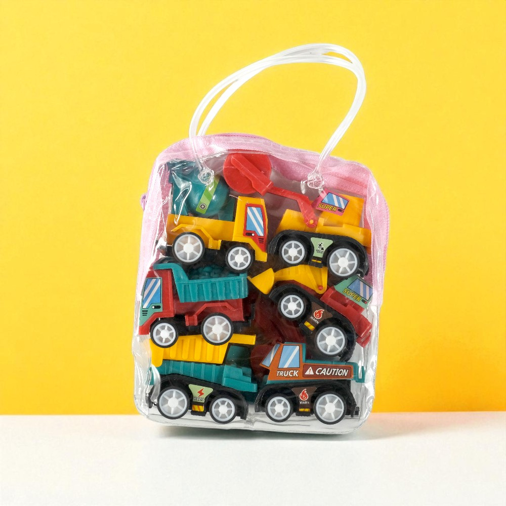 Gambar produk ZKZC Mainan Anak Mobil Car Truck Children Toy 6 PCS - XY422