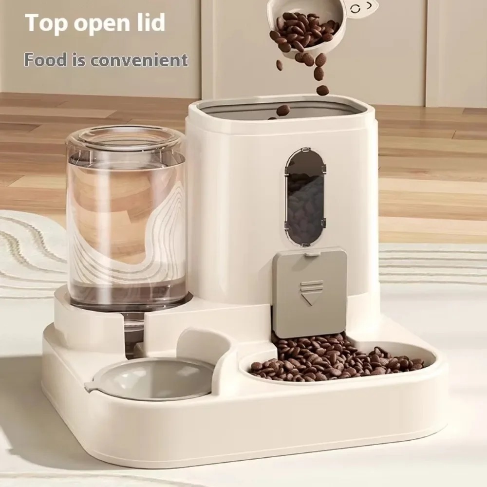 Gambar produk XYNYAN Tempat Makan Minum Anjing Kucing 2in1 Pet Food Water Dispenser - DC-168