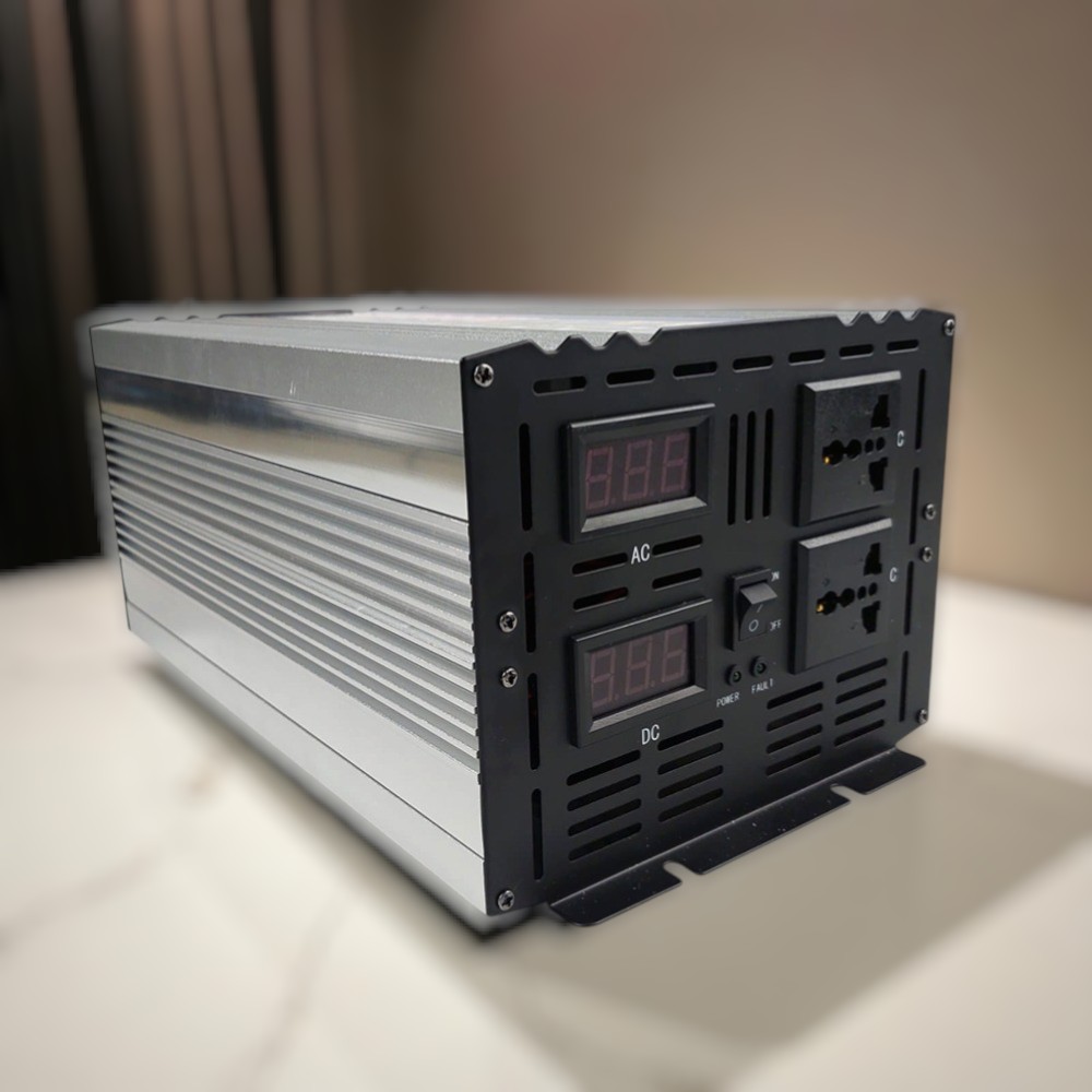 Gambar produk Taffware Power Inverter Mobil Pure Sine Wave DC 48V to AC 220V 6000W - NBQ6000W