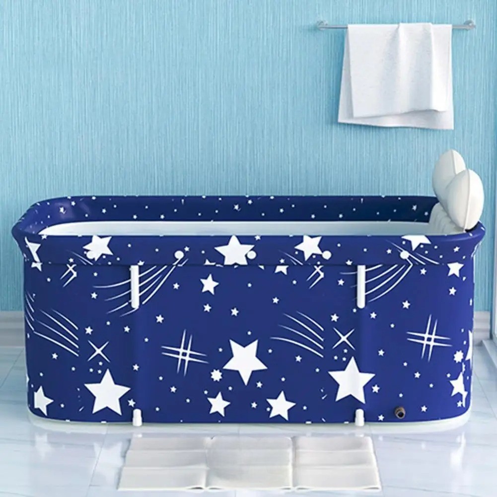 Gambar produk Xueqin SPA Bathtub Lipat Portable Adult Folding Bath 135x65x48cm - 18403
