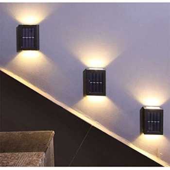 Gambar produk SoFlare Lampu Dinding Solar Outdoor Waterproof Warm White 4 LED - INU150