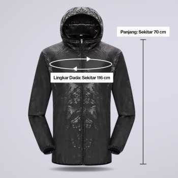 Gambar produk LENTHIMEN Jaket Olahraga Quick-dry Windbreaker XXL - WY-01