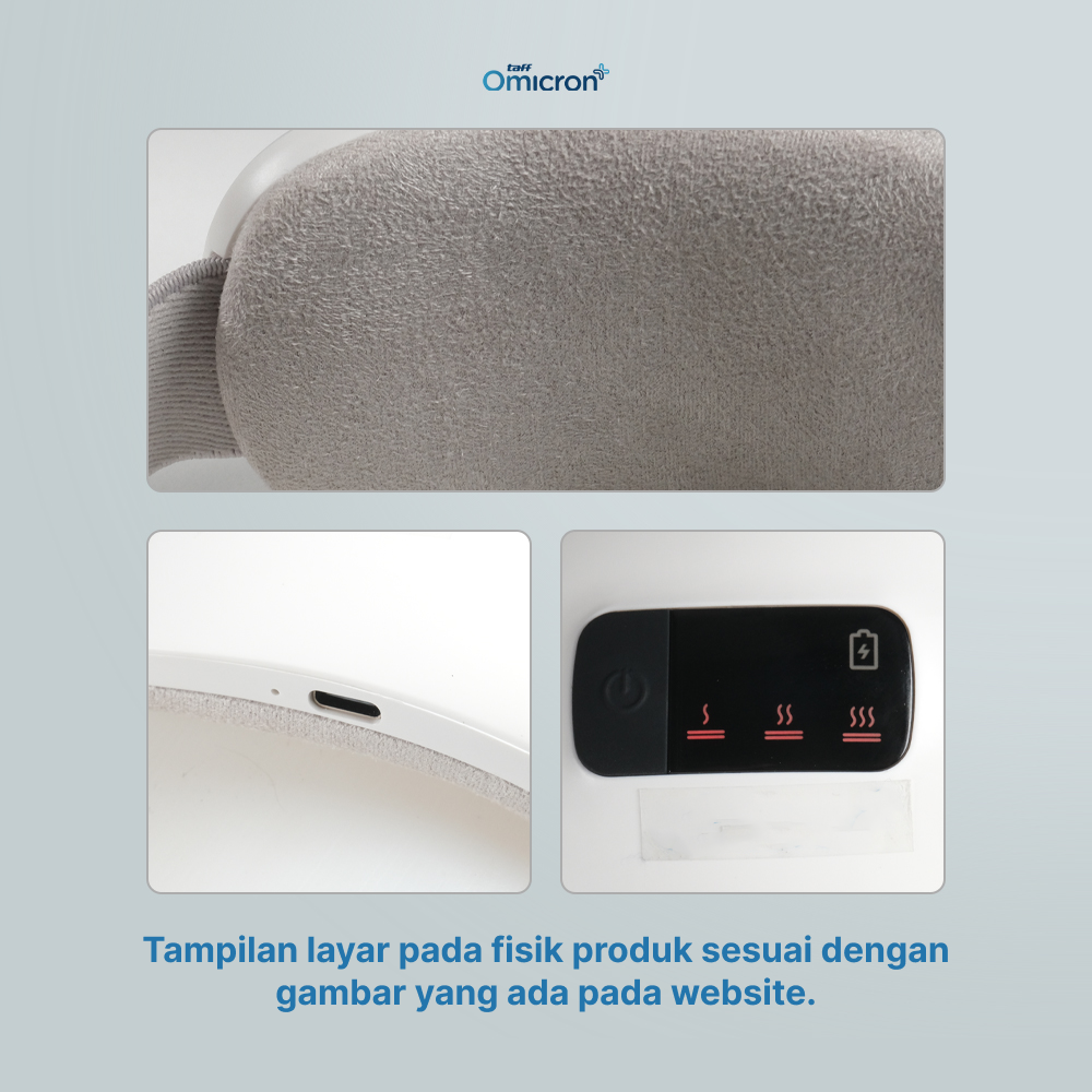 Gambar produk TaffOmicron Kompres Mata Eye Hot Heating Compress Rechargeable - MYY01-C