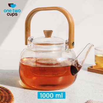 One Two Cups Teko Teh Pitcher Japanese Style Tahan Panas Api Teapot - 8CV101