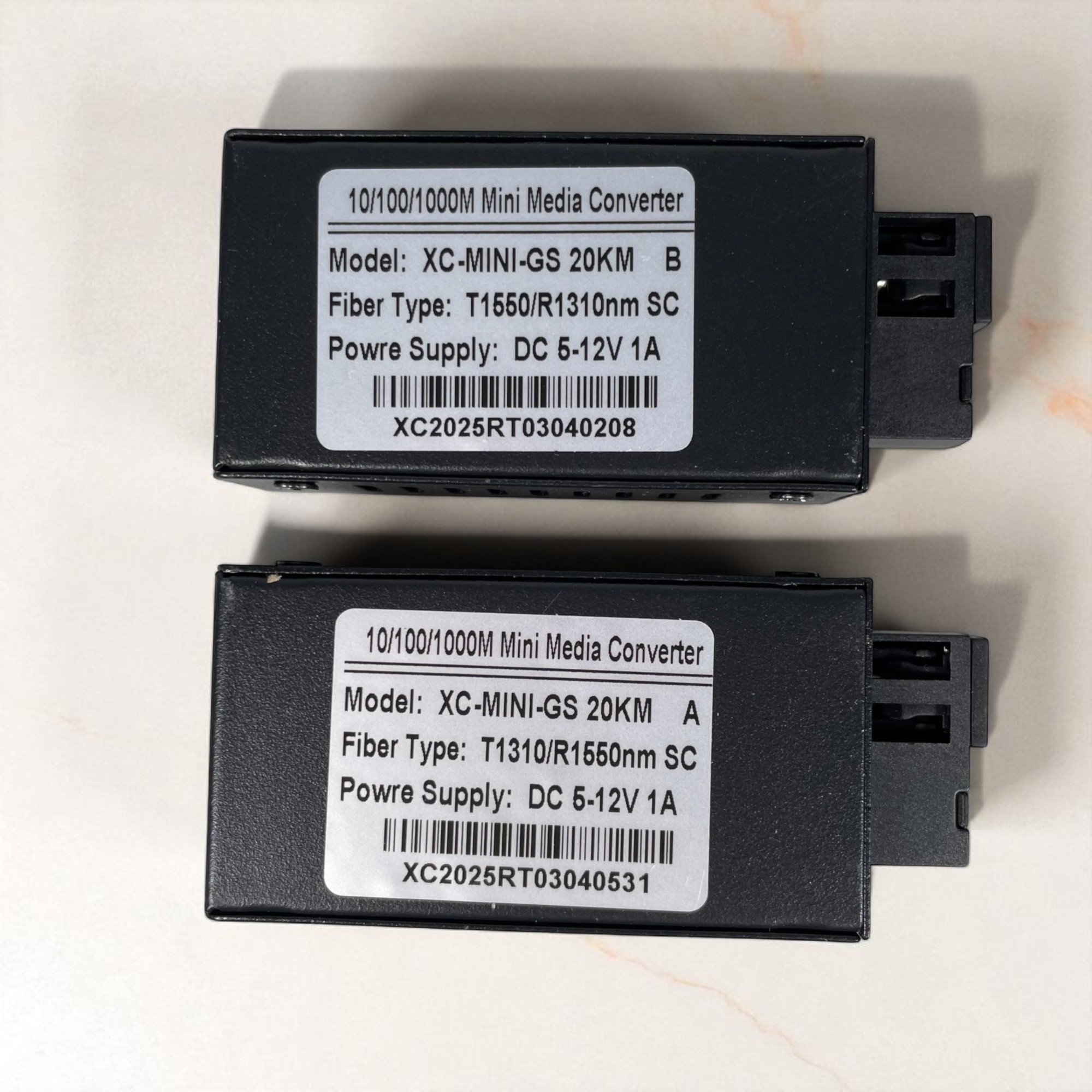 Gambar produk Xicom Gigabit Fiber Optical Ethernet Media Converter 1000MB/s - XC-MINI-GS
