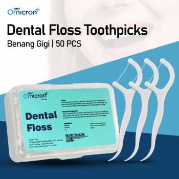 Gambar produk TaffOmicron Dental Floss Benang Gigi Pembersih Plak 50 PCS - LMT-558