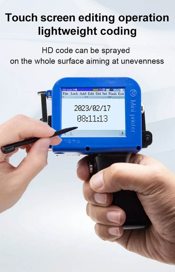 Gambar produk Kankeirr Mesin Printer Barcode Handheld Inkjet Printer WiFi Version - KK127