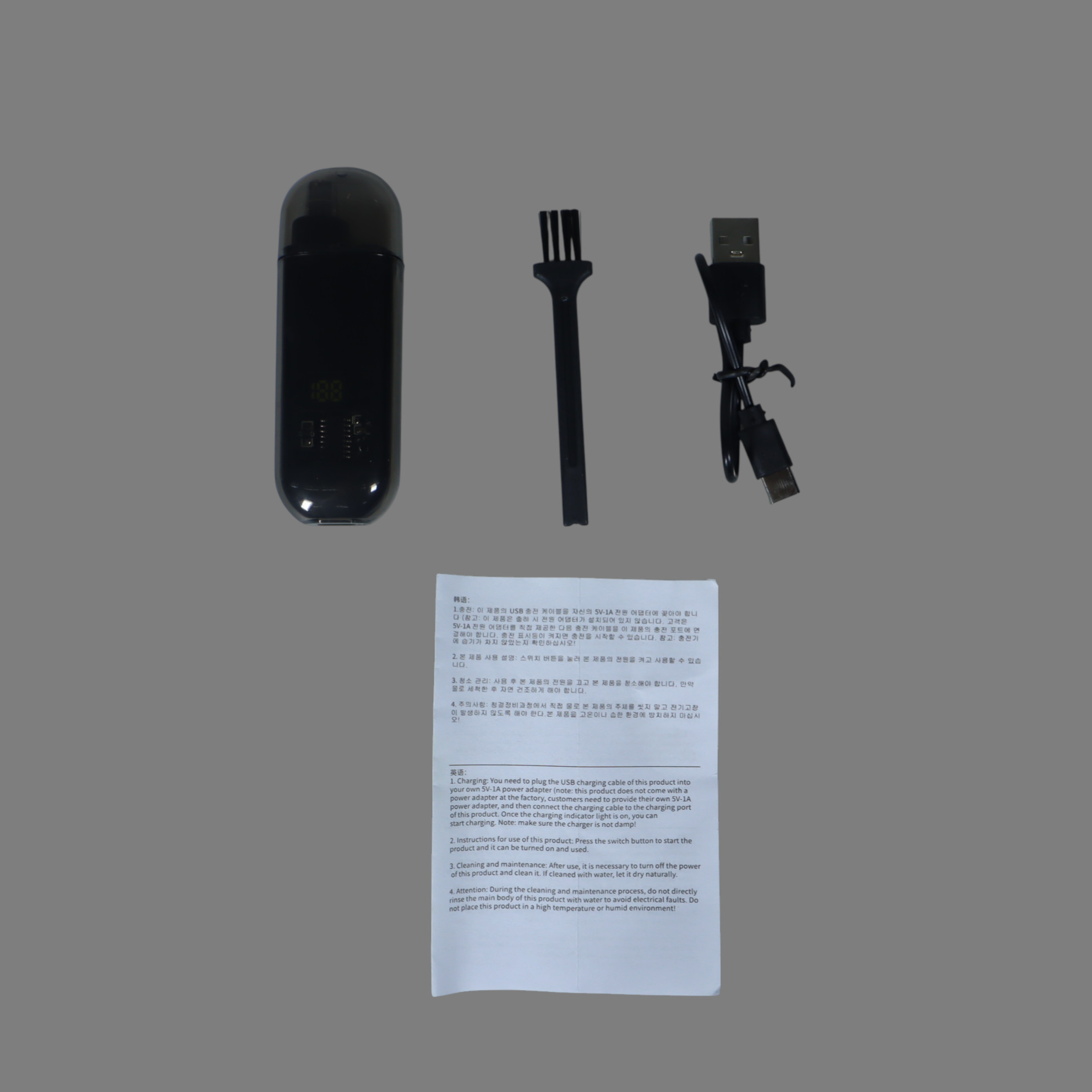 Gambar produk BILS Alat Cukur Bulu Hidung Nose Hair Trimmer Electric - SJ005