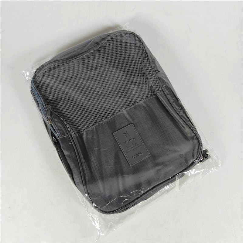 Gambar produk Rhodey Tas Sepatu 3 Layer Travel Organizer Shoes Bag Nylon Mesh Oxford - LK-20