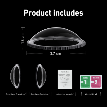Gambar produk TELESIN Pelindung Lensa Dual Lens Protection Set for Insta360 X5 - S5-FLT-39-TIS