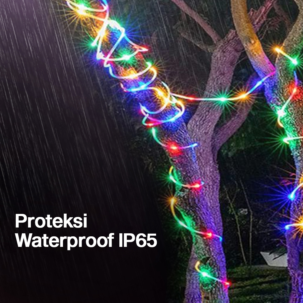 Gambar produk ANBLUB Lampu Hias String Lights Solar Power Waterproof 100 LED 12M - LISM-10
