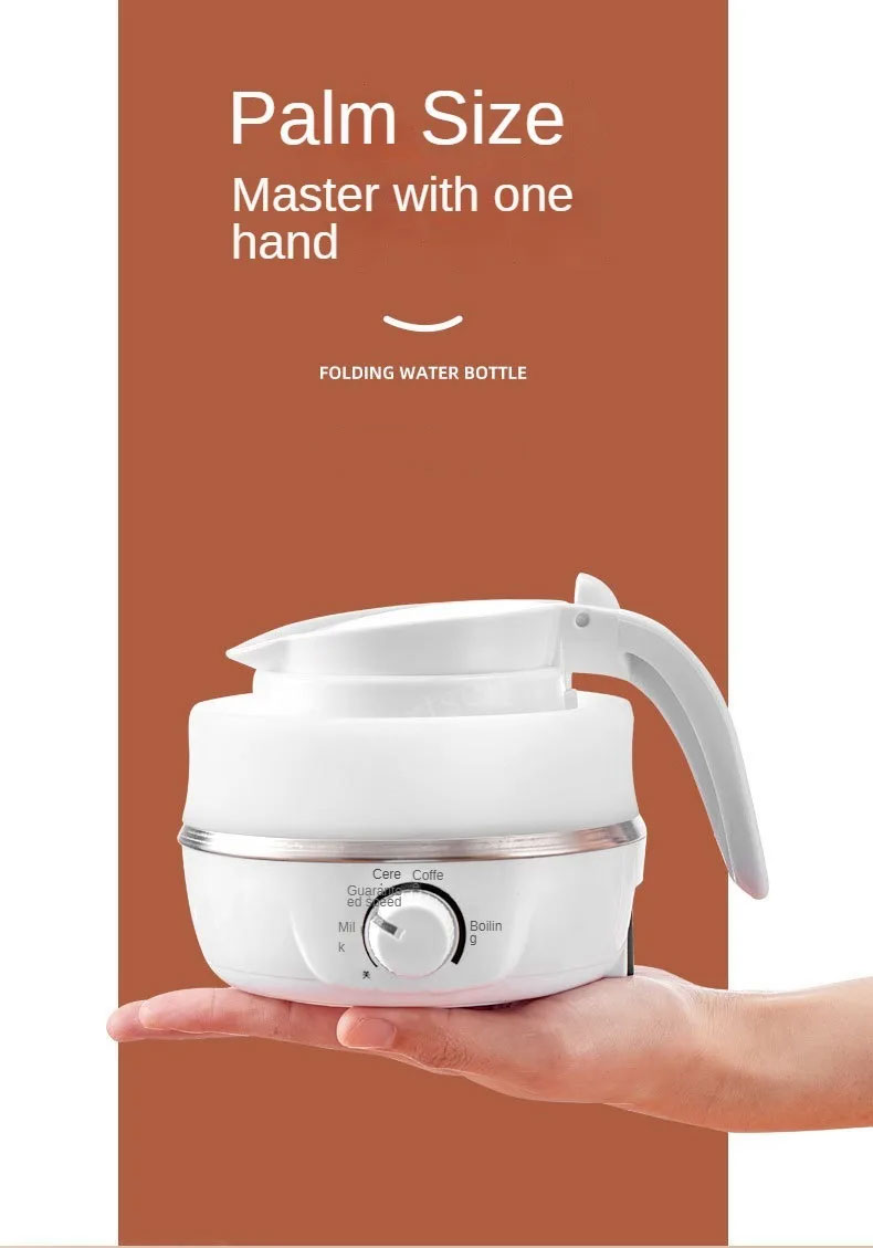 Gambar produk FMA Mini Portable Stainless Steel Folding Travel Kettle 600ml - HY-01