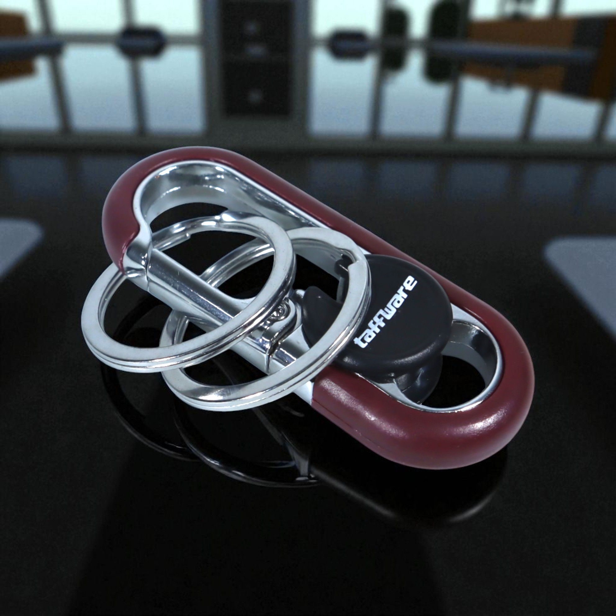 Gambar produk Taffware Gantungan Kunci Carabiner Keychain Clip Stainless Steel - A3746