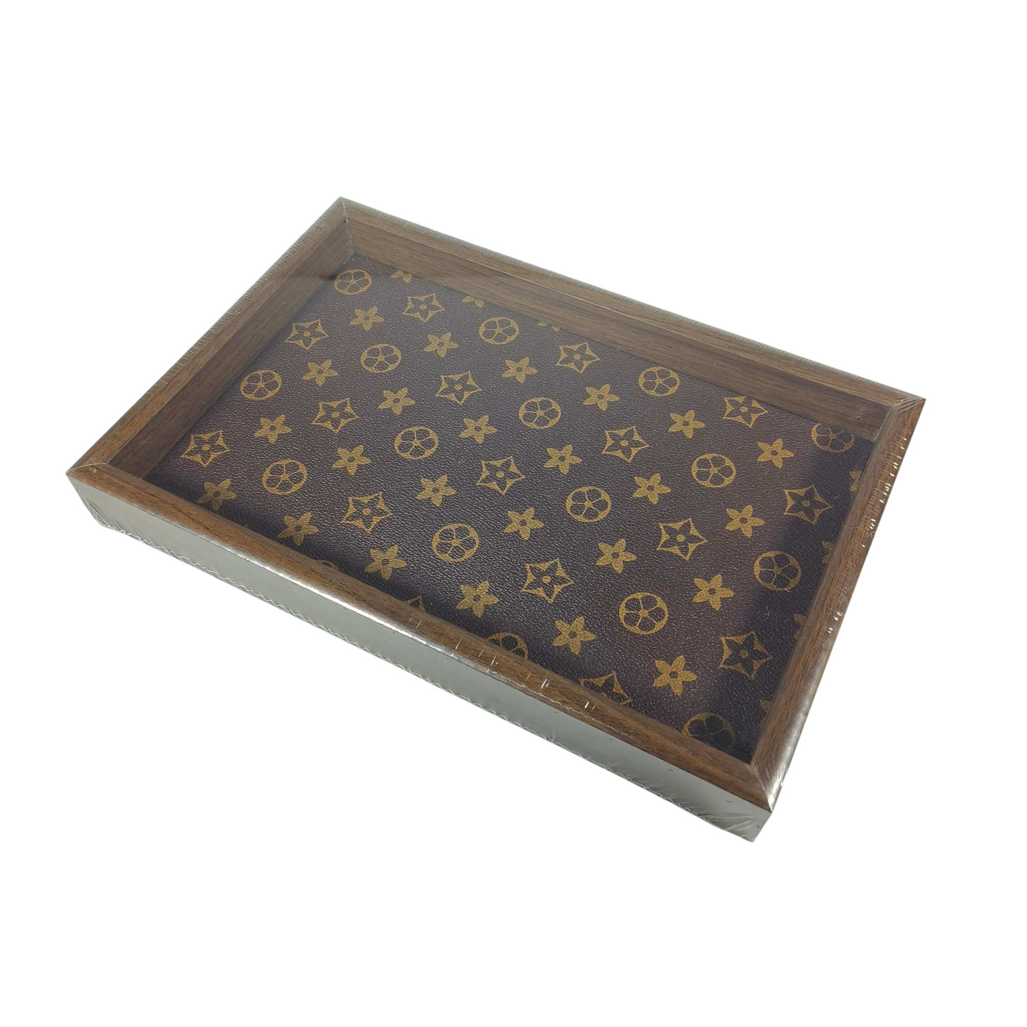 Gambar produk TORAI Nampan Kayu Elegan Serbaguna Wooden Rectangular Tray Small - T032