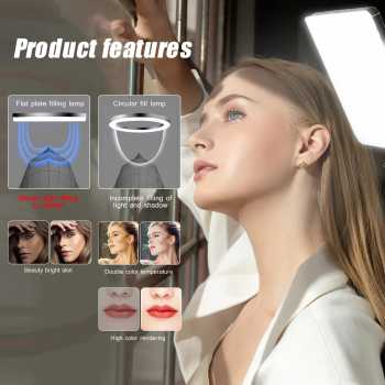 Gambar produk BTFOOR Lampu Studio Fill Light Dimmable 3in1 Frameless 6 Inch 1.6M - BT6