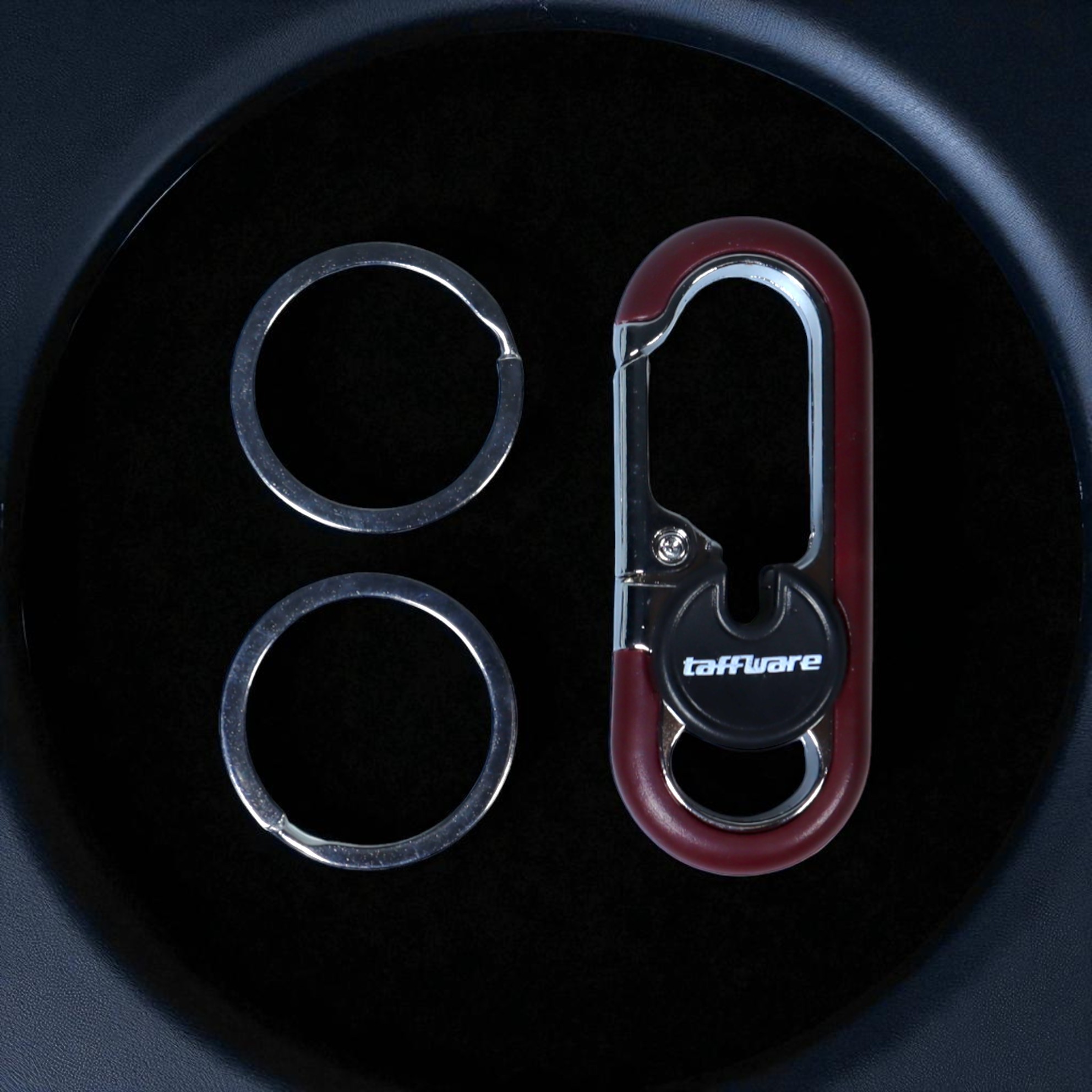 Gambar produk Taffware Gantungan Kunci Carabiner Keychain Clip Stainless Steel - A3746