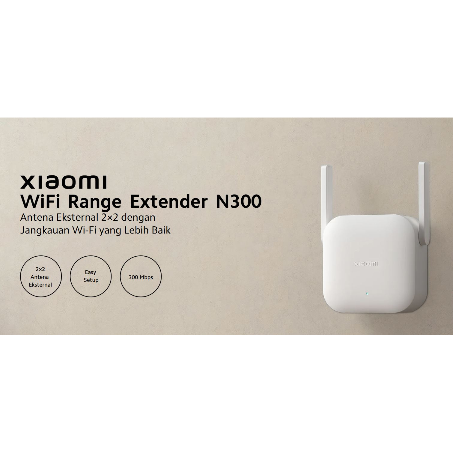 Gambar produk Xiaomi WiFi Range Amplify Extender 300Mbps - N300