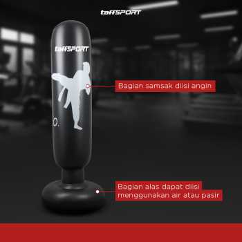 Gambar produk TaffSPORT Samsak Tinju Berdiri Inflatable Punching Bag 1.6M - VK160