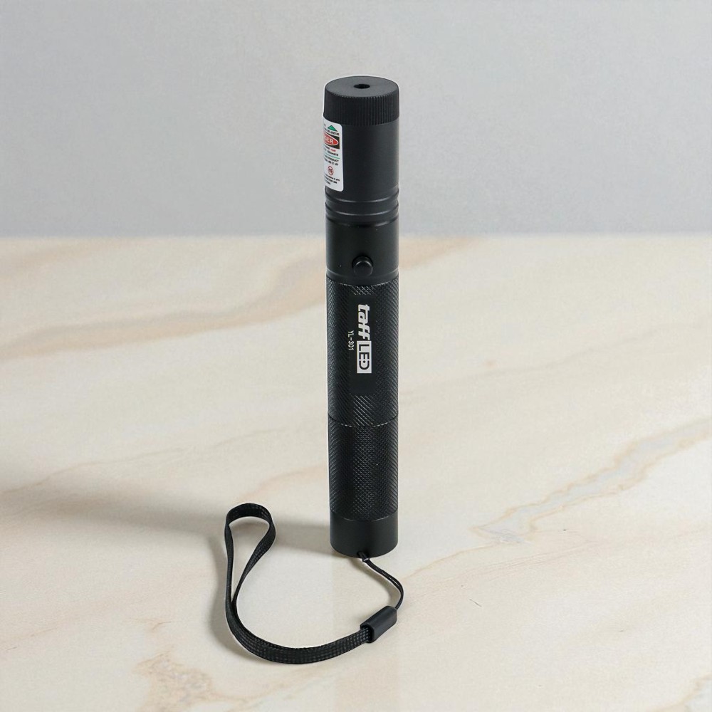 Gambar produk TaffLED Laser Pointer Green Beam 1mW 532nm with Baterai dan Charger - YL-301