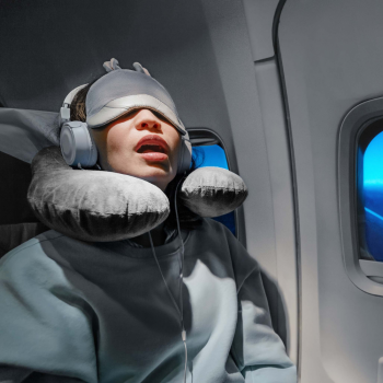 Gambar produk TUBAN Bantal Leher Travel Angin U-Shaped Inflatable Neck Pillow - X-000