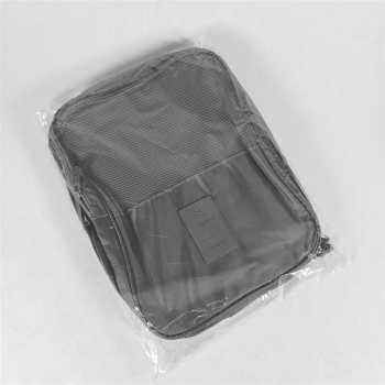 Gambar produk Rhodey Tas Sepatu 3 Layer Travel Organizer Shoes Bag Nylon Mesh Oxford - LK-20
