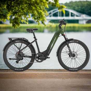 Lankeleisi Sepeda Listrik Trekking Bike 8 Gear 750W 36V 20Ah - MG600 Lite