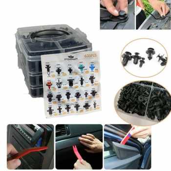 OTOHEROES Kancing Klip Mobil Baut Rivet Trim Retainer Clip 635 PCS - YH63