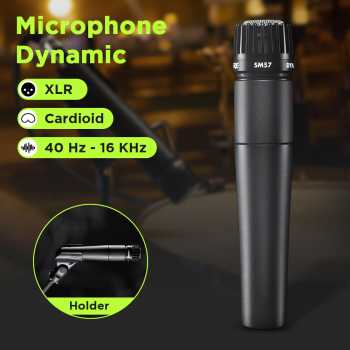 SHURE Microphone Dynamic Wired for Music Instrument Mikrofon (OEM) - SM57-LC