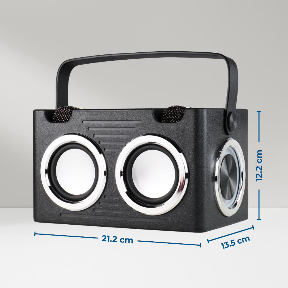 Gambar produk Yism Speaker Bluetooth Karaoke Portable with 2 Microphone 16W - WJ-A830