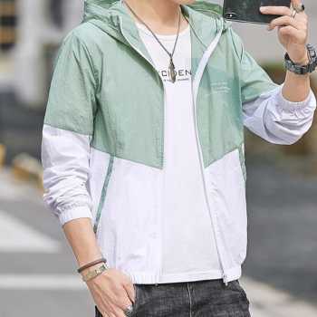 Gambar produk MOMO Jaket Running Anti UV Windbreaker Korean Style Polyester XXL - MM067