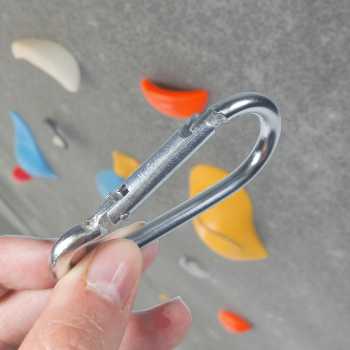 Gambar produk GYMTOP Carabiner Gantungan Kunci Barang Aluminium Snap Hook 6.6cm - 698