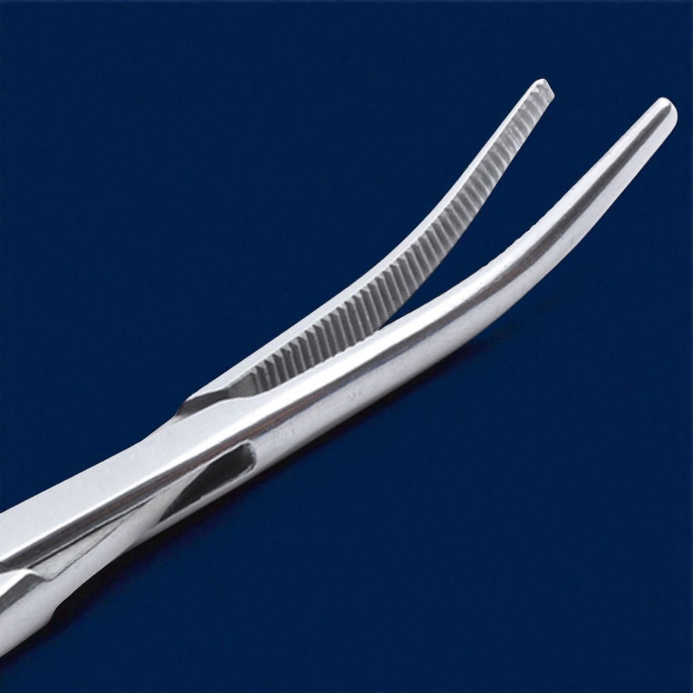 Gambar produk Kitbakechen Gunting Operasi Medis Hemostat Elbow 13cm - J4-682