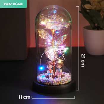 Gambar produk TaffHOME Lampu Meja Hias LED Galaxy Rose Eternal Colorful Light School Uniform Style - TH-505